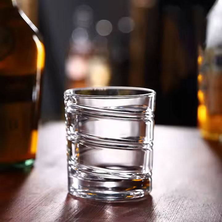 Drinking Tumbler Mug Rotating Whisky Glass Cup Drinking Tumbler Best Sell Spin Glass for Gift