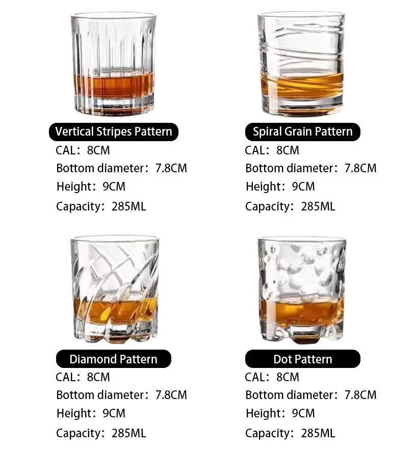 Drinking Tumbler Mug Rotating Whisky Glass Cup Drinking Tumbler Best Sell Spin Glass for Gift