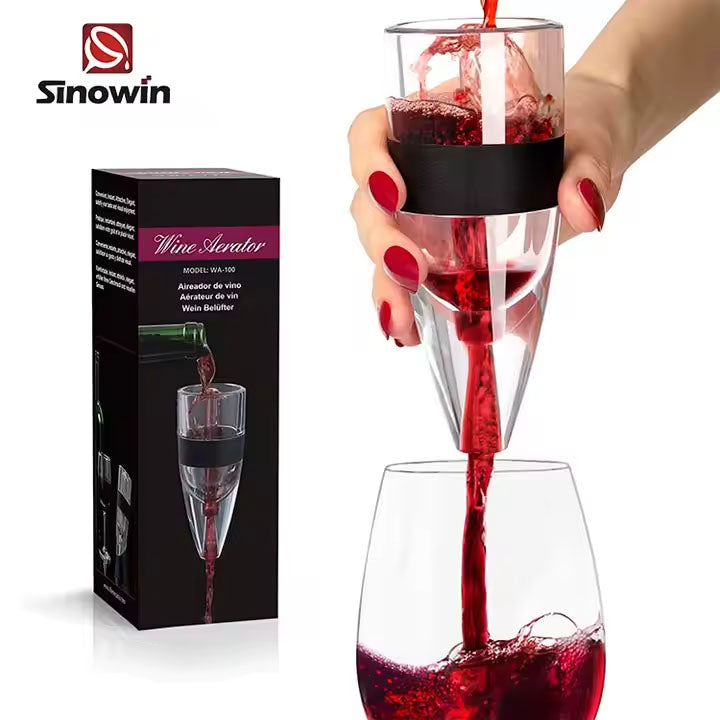 Wholesale Acrylic Portable Aerator Red Wine Decanter Wine Aerator Pourer No reviews yet